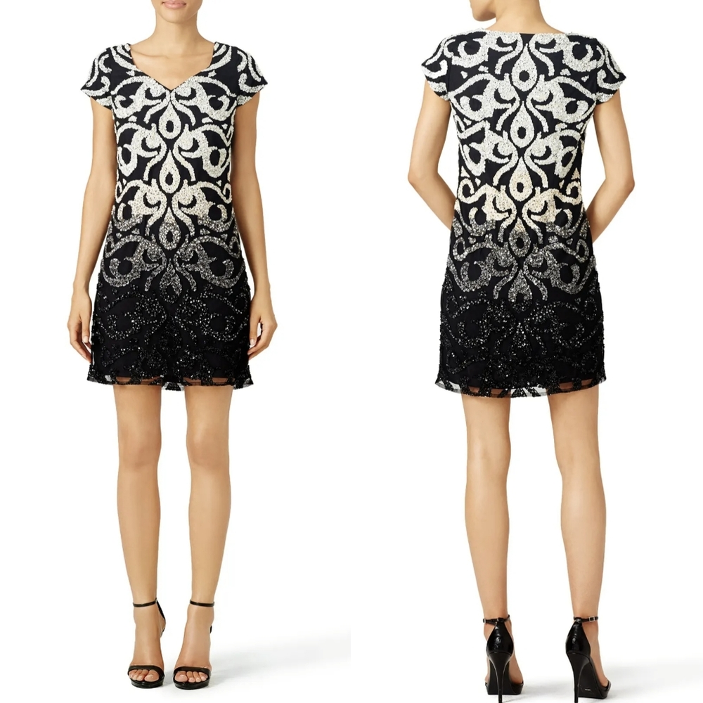 Vie La V Ombre Glitter Lauren Cocktail Party Dress XS